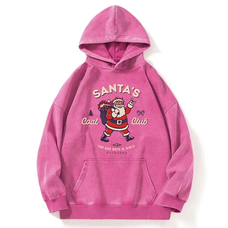 Tokyo-Tiger Santa's Coal Club Japan Washed Hoodie