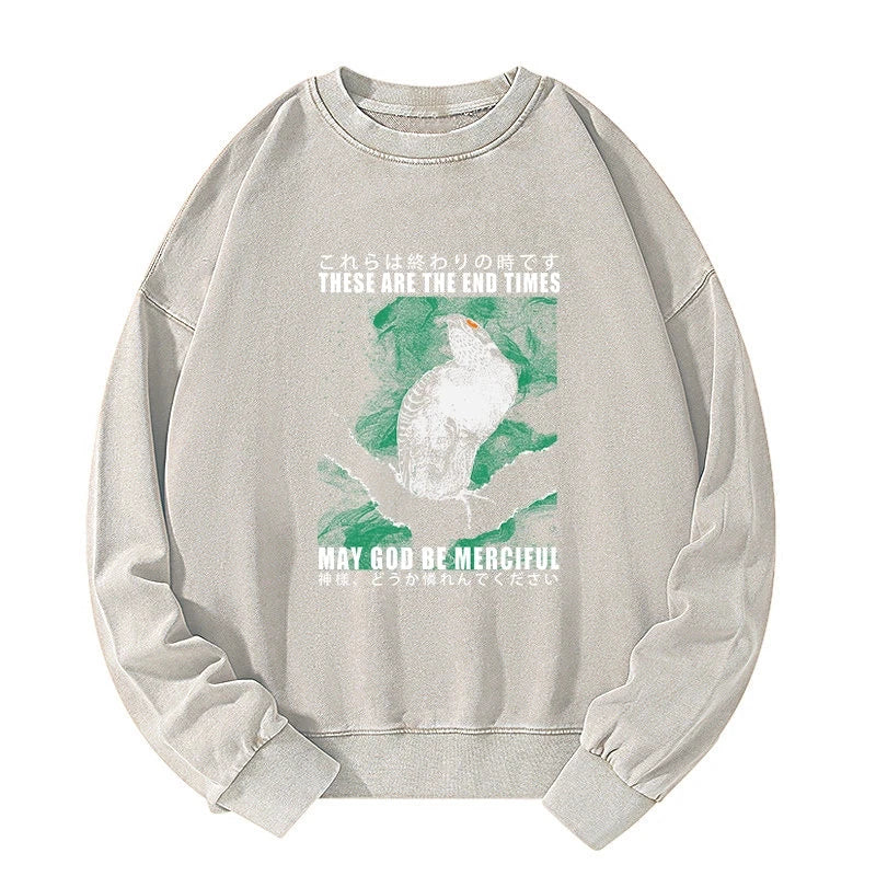 Tokyo-Tiger These Are The End Bird Washed Sweatshirt