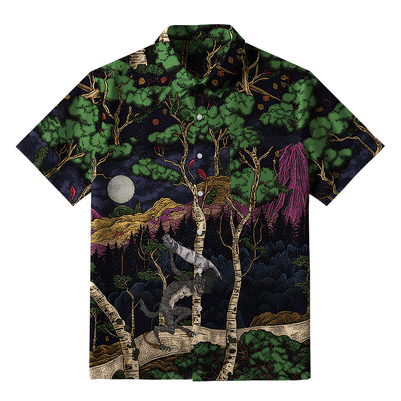 Tokyo-Tiger Horrible Ghoul Button-up Shirt
