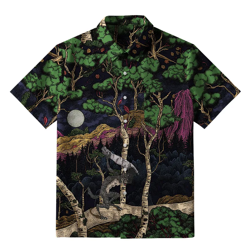 Tokyo-Tiger Horrible Ghoul Button-up Shirt Sale