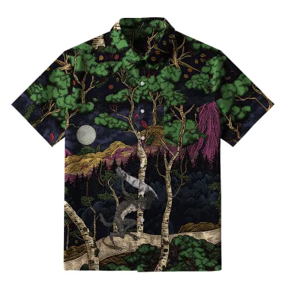 Tokyo-Tiger Horrible Ghoul Button-up Shirt