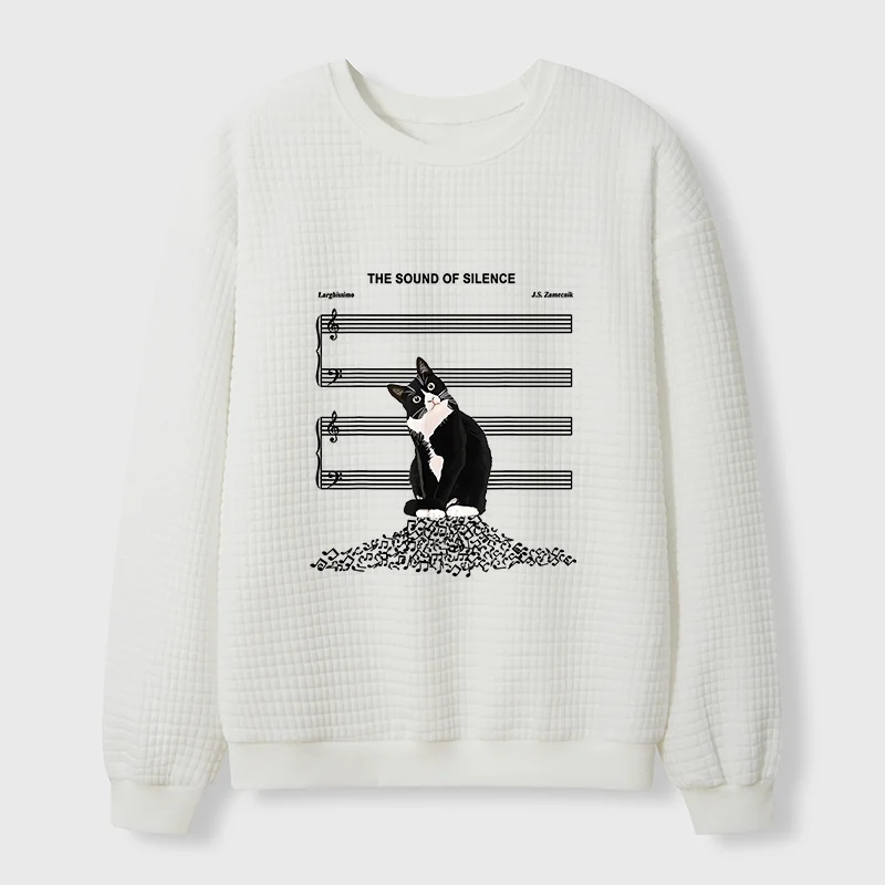 Tokyo-Tiger The Sound Of Silence Waffle Sweatshirt