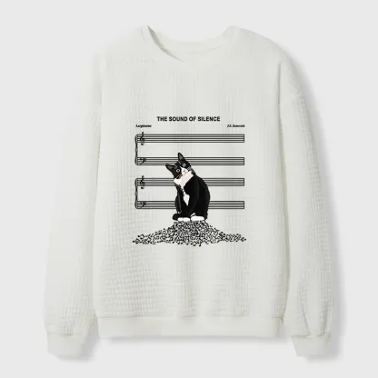 Tokyo-Tiger The Sound Of Silence Waffle Sweatshirt