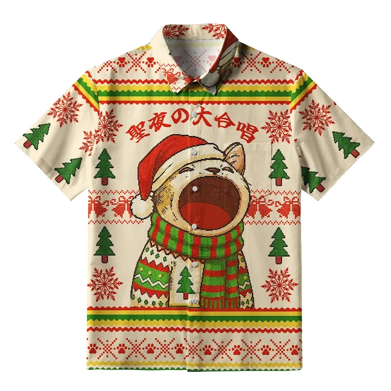 Tokyo-Tiger The Great Wave Off Crane Button-up Shirt Sale