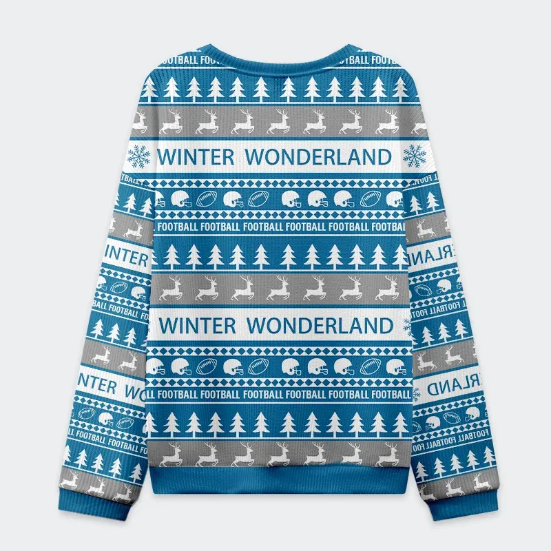 Tokyo-Tiger Football Christmas Ugly Sweatshirt