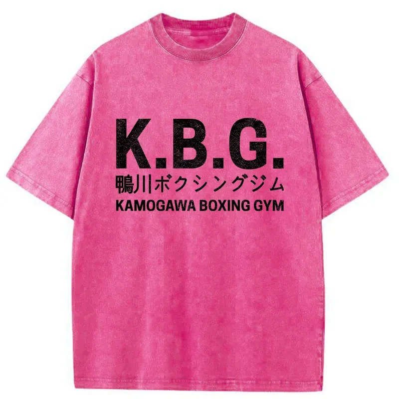 Tokyo-Tiger Kamogawa Boxing Gym Washed T-Shirt