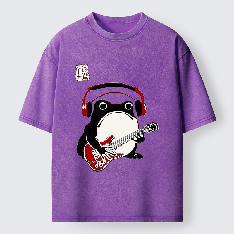 Tokyo-Tiger Rock Frog Washed T-Shirt
