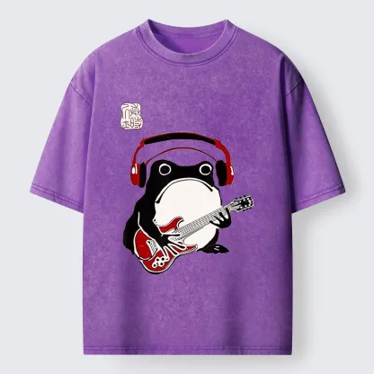 Tokyo-Tiger Rock Frog Washed T-Shirt