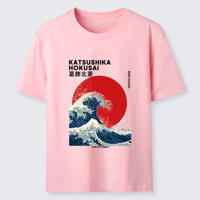 Tokyo-Tiger The Great Wave And Sun Classic T-Shirt