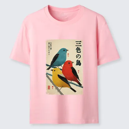 Tokyo-Tiger Three Birds, One Branch Classic T-Shirt