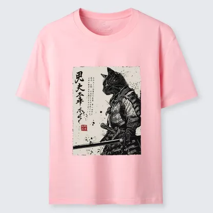 Tokyo-Tiger Japanese Samurai Cat Funny Classic T-Shirt