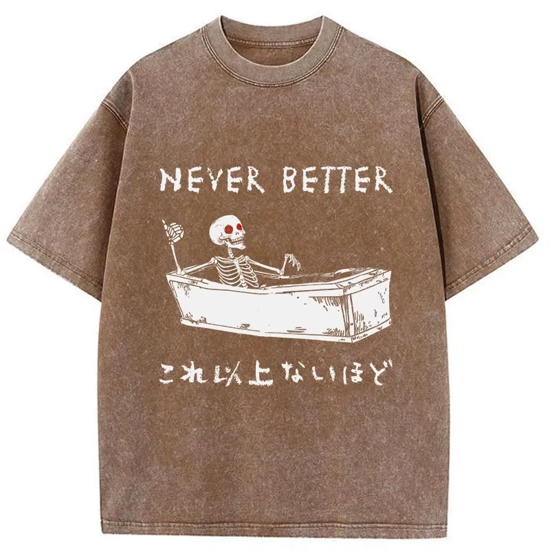 Tokyo-Tiger Never Better Washed T-Shirt