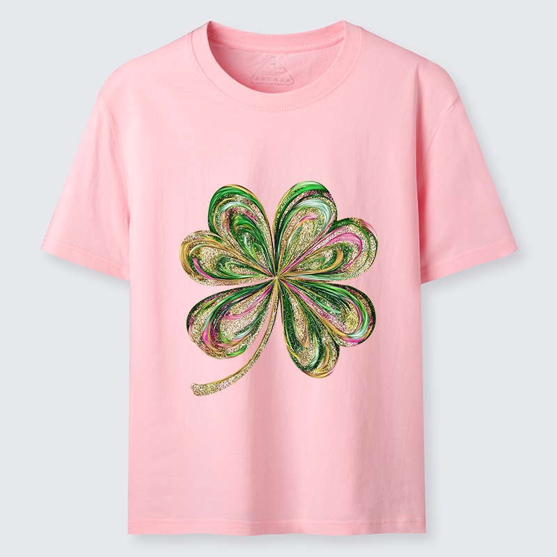 Tokyo-Tiger Lucky Four-Leaf Clover Classic T-Shirt