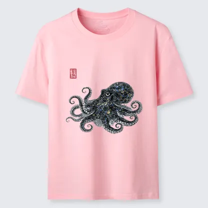 Tokyo-Tiger Ink-Sea Octopus Classic T-Shirt