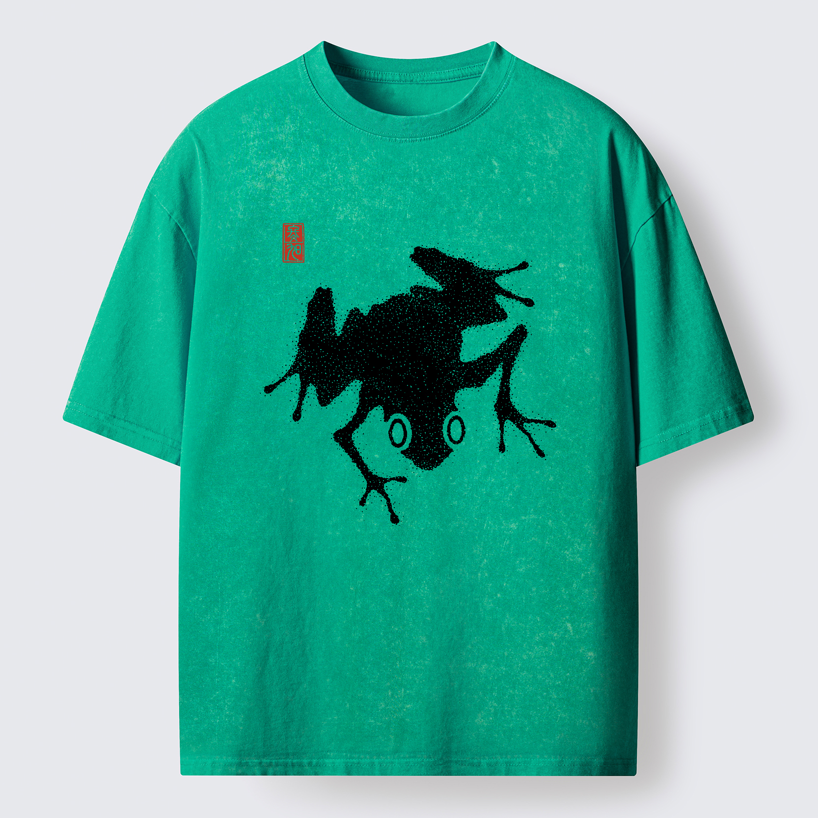 Tokyo-Tiger A stippled frog Washed T-Shirt