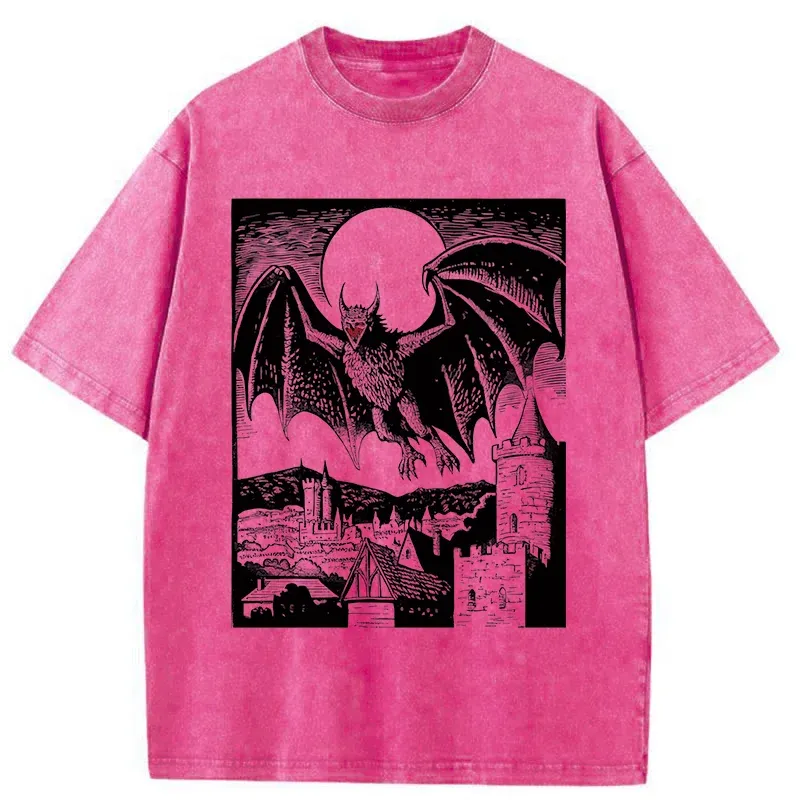 Tokyo-Tiger Horrible Demon Washed T-Shirt