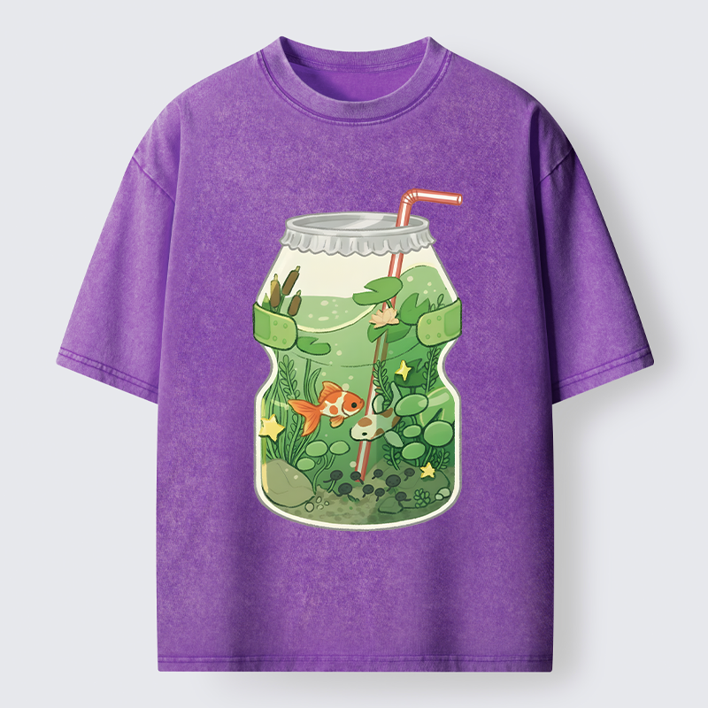 Tokyo-Tiger World In A Bottle Washed T-Shirt