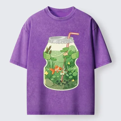 Tokyo-Tiger World In A Bottle Washed T-Shirt