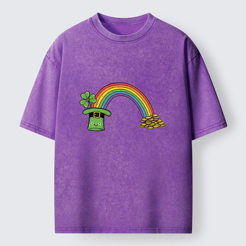 Tokyo-Tiger Rainbow Saint Patrick Washed T-Shirt