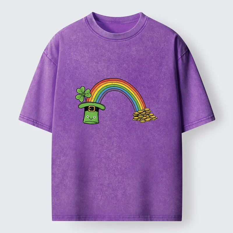 Tokyo-Tiger Rainbow Saint Patrick Washed T-Shirt