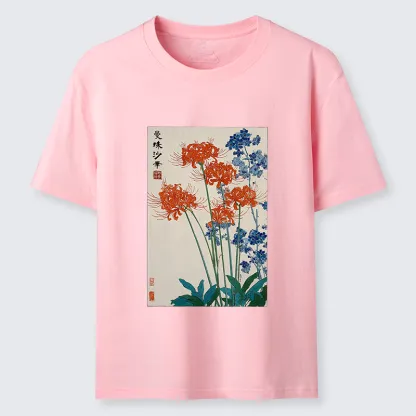 Tokyo-Tiger Red Spider Lily Bloom Classic T-Shirt
