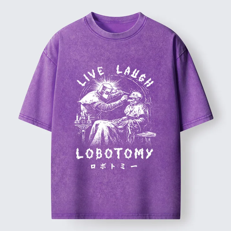 Tokyo-Tiger Live Laugh Lobotomy Washed T-Shirt