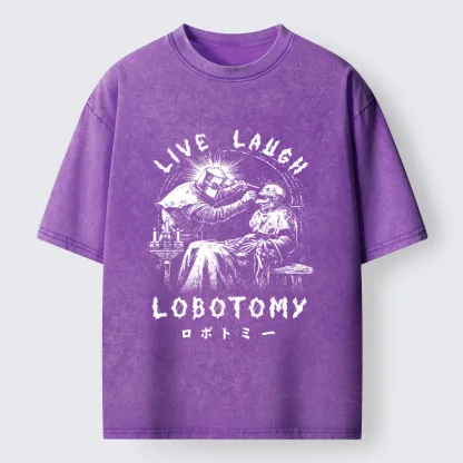 Tokyo-Tiger Live Laugh Lobotomy Washed T-Shirt