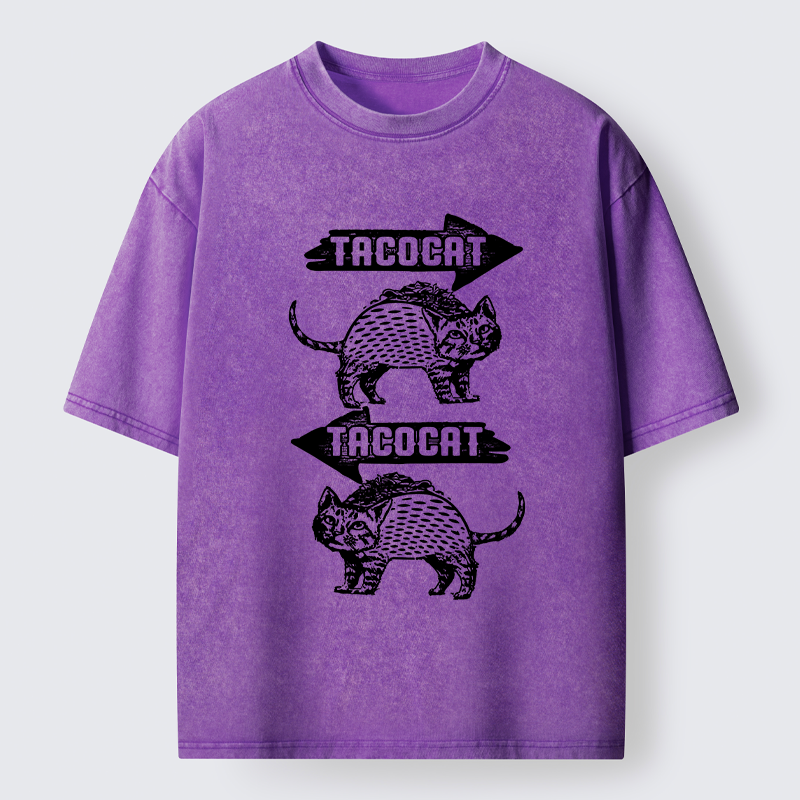 Tokyo-Tiger Taco Cat Washed T-Shirt