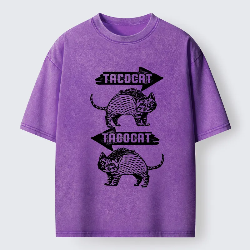 Tokyo-Tiger Taco Cat Washed T-Shirt