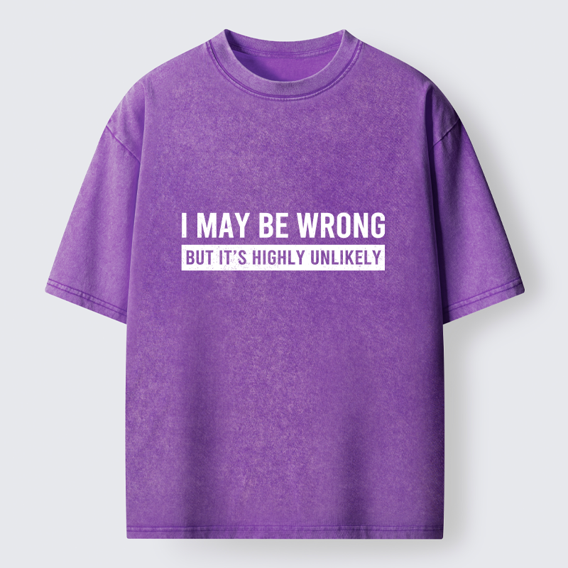 Tokyo-Tiger No Mistakes Funny Washed T-Shirt