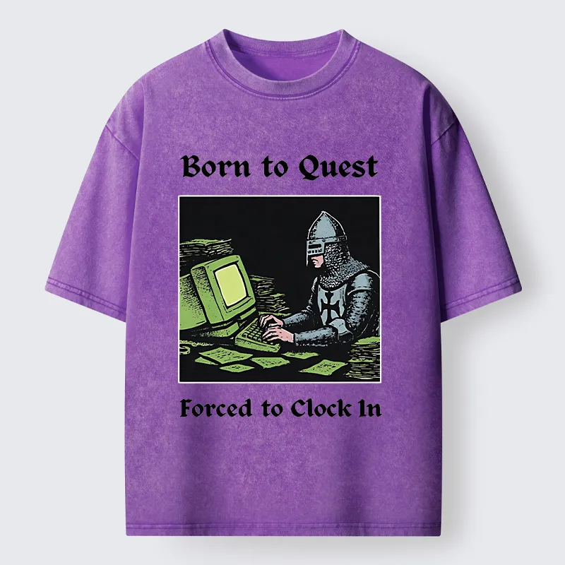 Tokyo-Tiger Modern Knight Washed T-Shirt