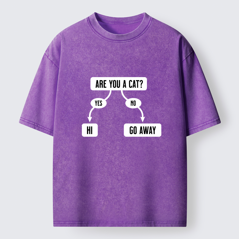 Tokyo-Tiger Are You A Cat Washed T-Shirt