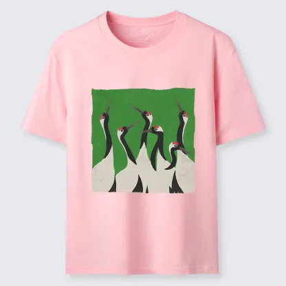 Tokyo-Tiger Crane Flock Classic T-Shirt