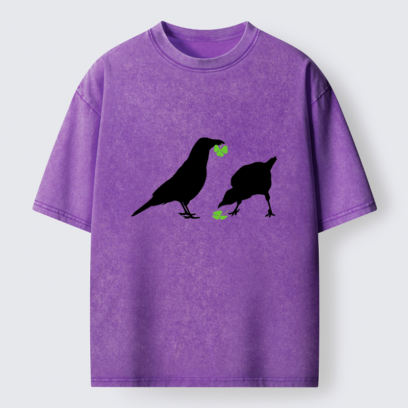 Tokyo-Tiger St. Patrick's Raven Washed T-Shirt