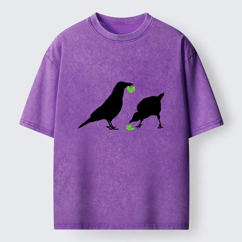 Tokyo-Tiger St. Patrick's Raven Washed T-Shirt