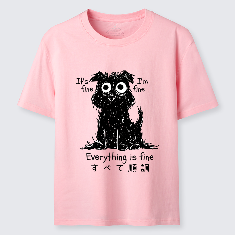 Tokyo-Tiger Everything Is Fine Dog Classic T-Shirt