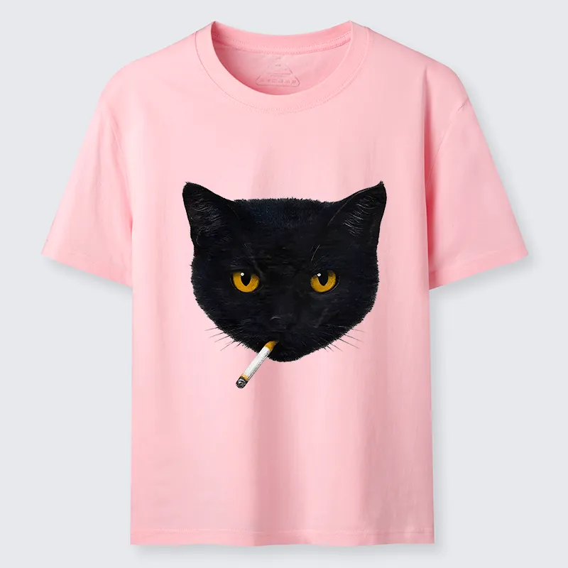 Tokyo-Tiger Smoking Cat Classic T-Shirt