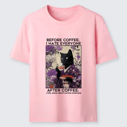 Tokyo-Tiger Coffee First, Humans Later Classic T-Shirt