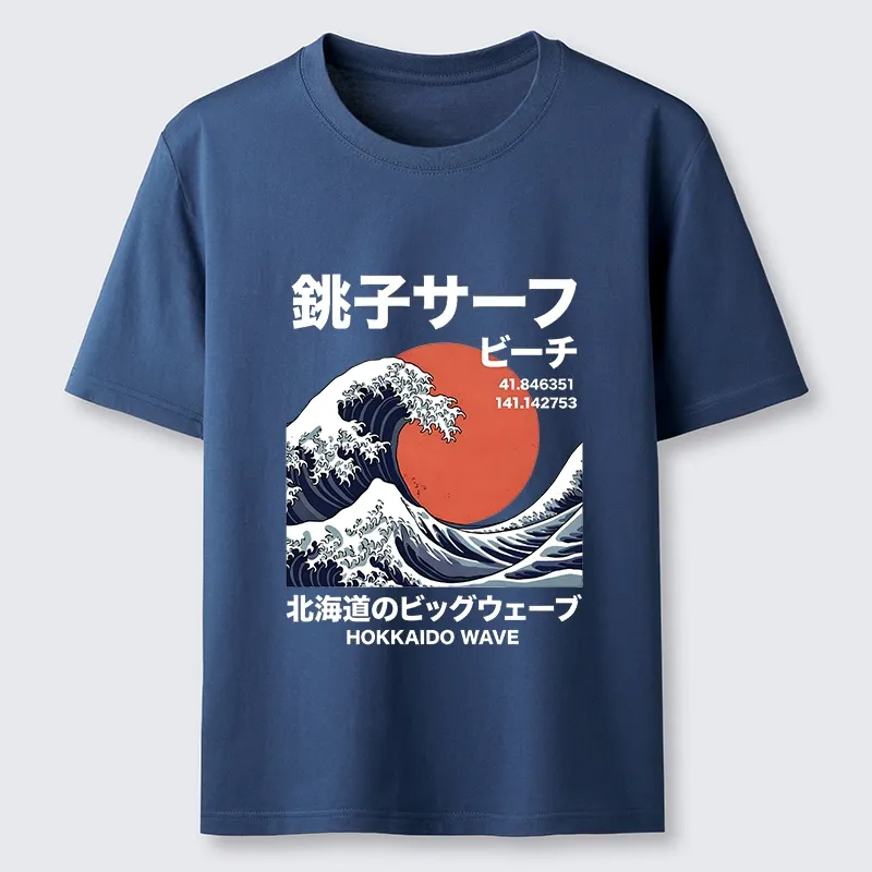 Tokyo-Tiger Hokkaido Wave Poster Classic T-Shirt