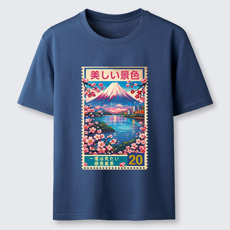 Tokyo-Tiger Springtime Scenery Classic T-Shirt