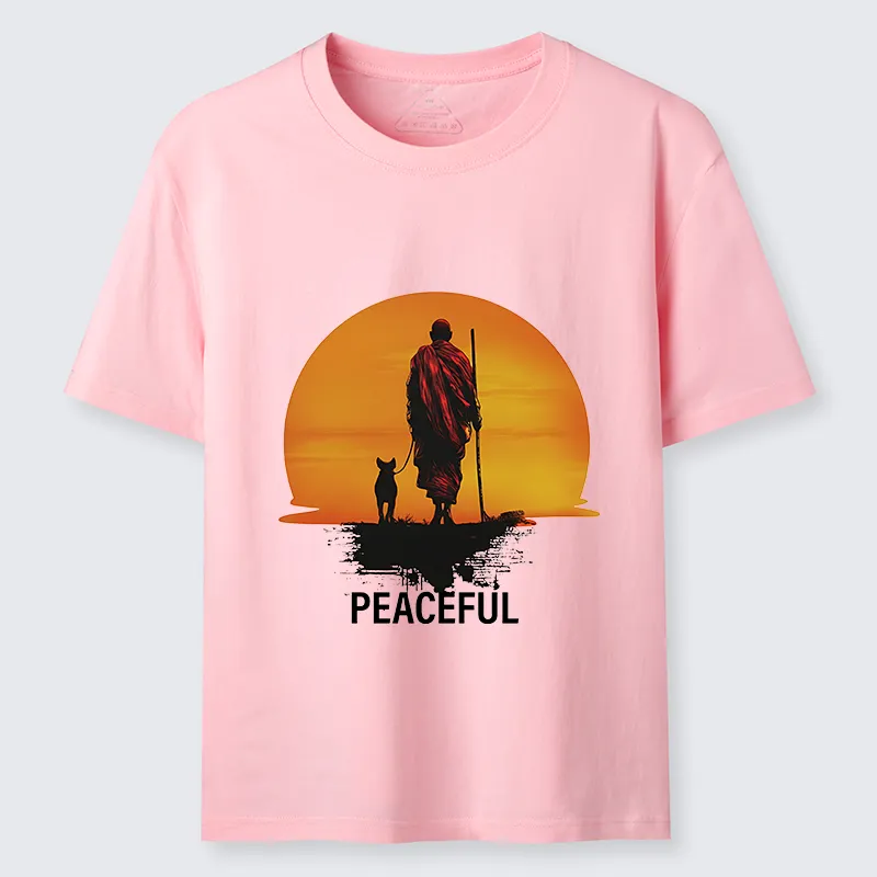 Tokyo-Tiger Monk Dog And Sun Classic T-Shirt