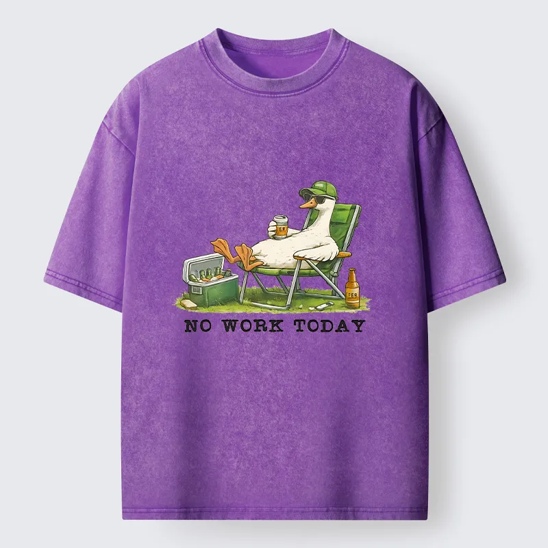 Tokyo-Tiger Resting Duck Washed T-Shirt