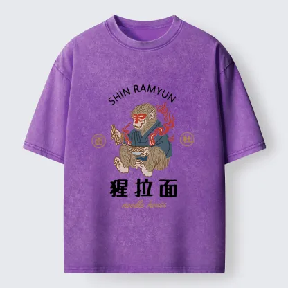Tokyo-Tiger Shin Ramyun Washed T-Shirt