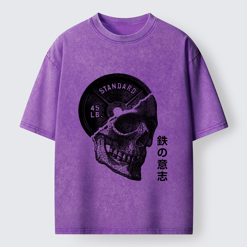 Tokyo-Tiger Iron Will Washed T-Shirt