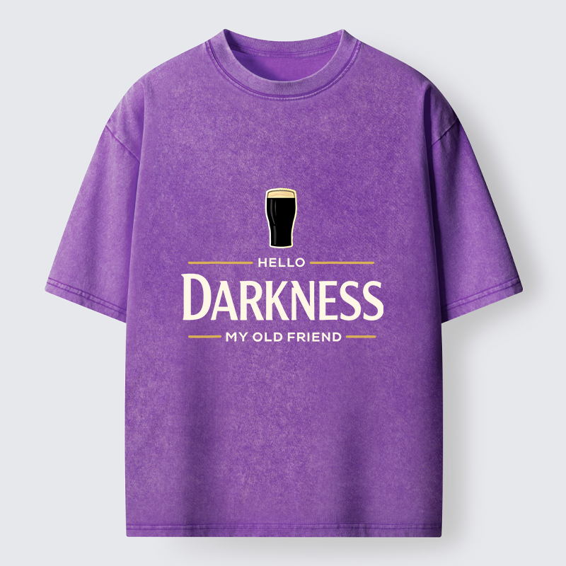 Tokyo-Tiger St. Patrick’s Day Hello Darkness My Old Friend Washed T-Shirt