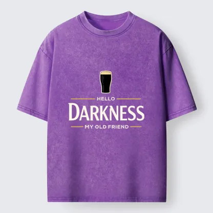 Tokyo-Tiger St. Patrick’s Day Hello Darkness My Old Friend Washed T-Shirt