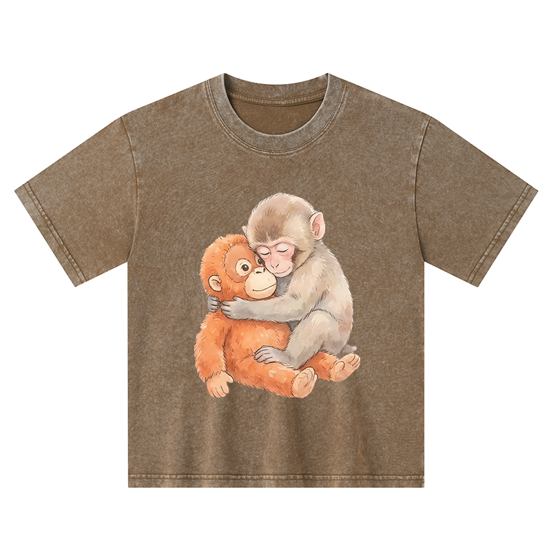 Tokyo-Tiger Poor Punch Kids Washed T-Shirt