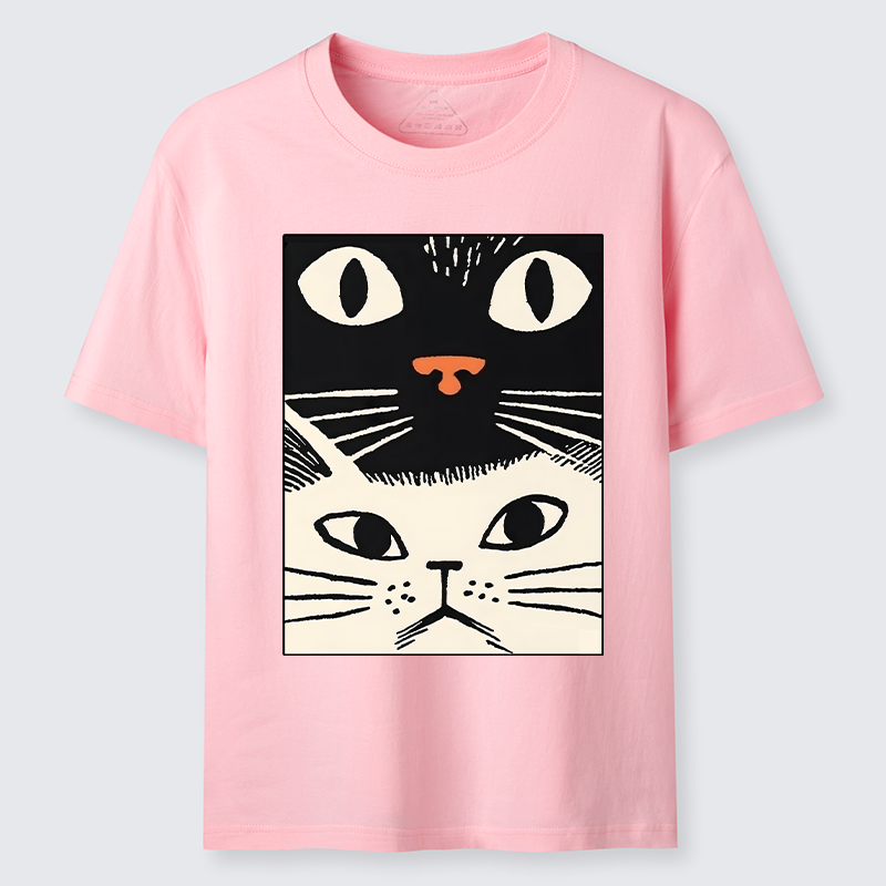 Tokyo-Tiger Black Cat And White Cat Classic T-Shirt