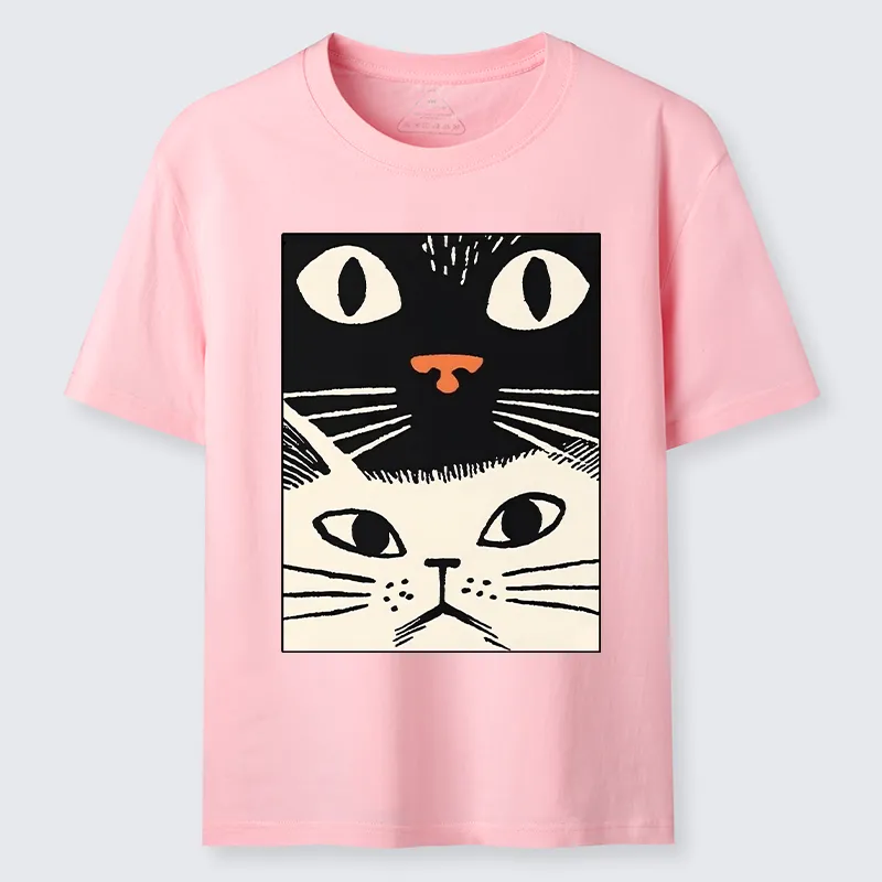 Tokyo-Tiger Black Cat And White Cat Classic T-Shirt