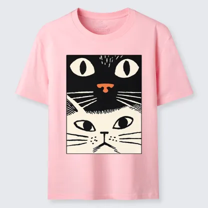 Tokyo-Tiger Black Cat And White Cat Classic T-Shirt